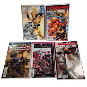 Marvel Comics Bundle: Captain America, Moon Knight, Fantastic Four, Exodus NM
